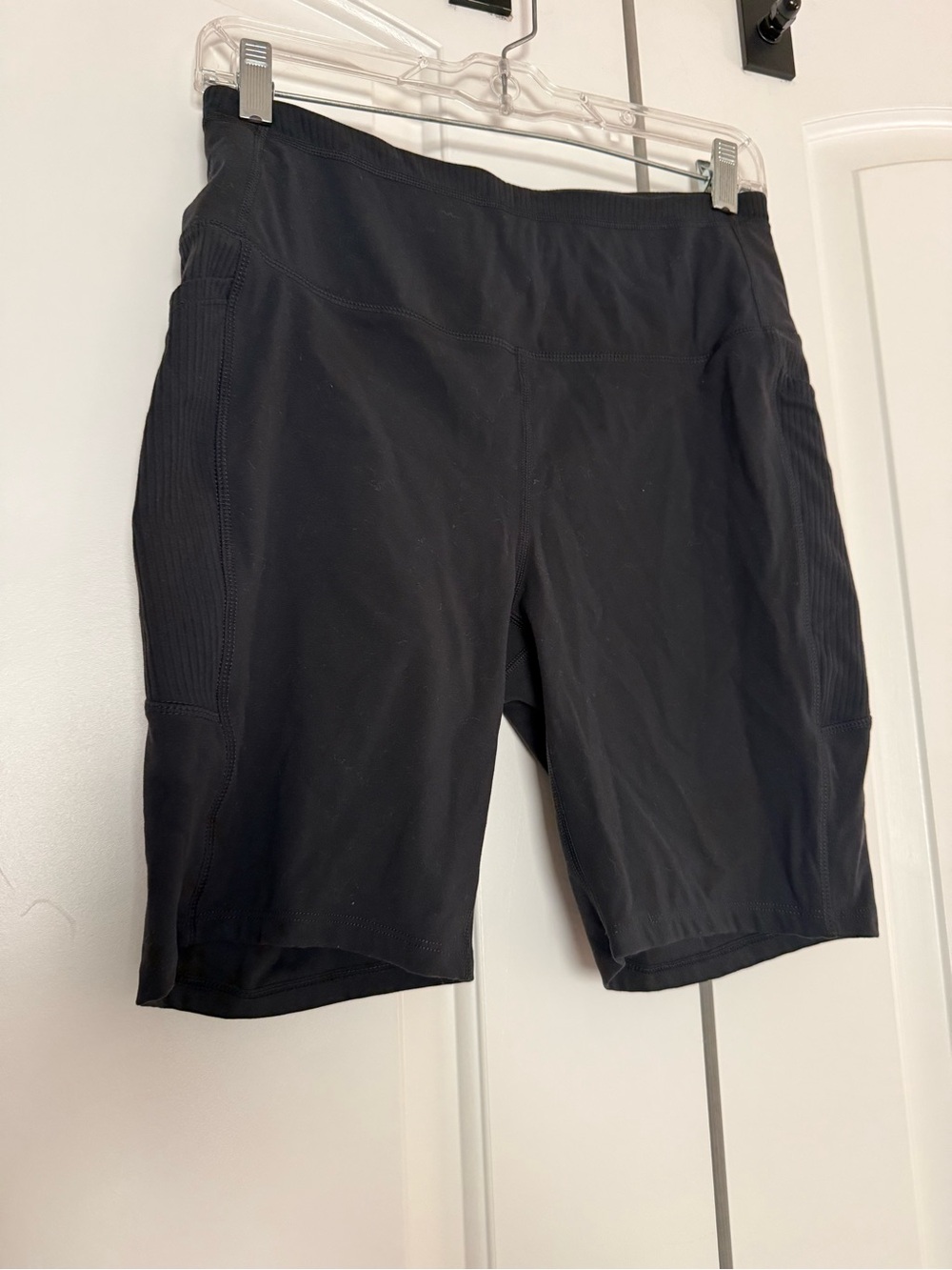 Mondetta Black High-Rise Bike Shorts